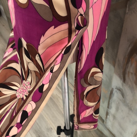 Vintage Emilio Pucci floral sleeveless coat dress - Picture 5 of 16